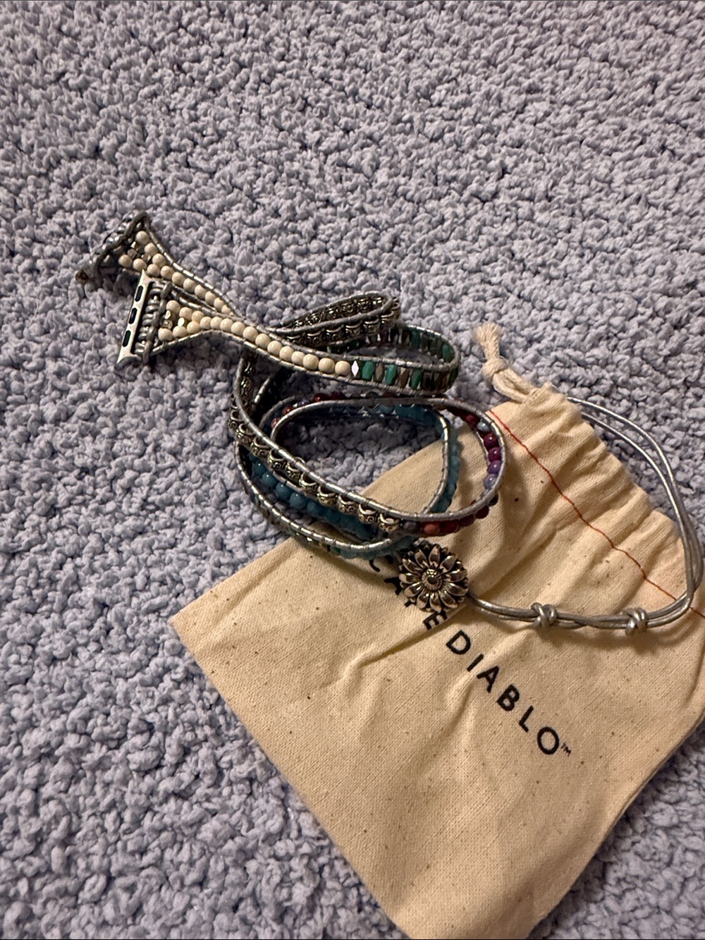 Cape Diablo Beaded Apple Watch Bracelet Band
